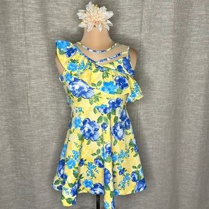 Bonnie Jean Youth Floral Summer Dress sz12